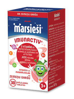 Marsieši® Imunactiv ar zemeņu garšu